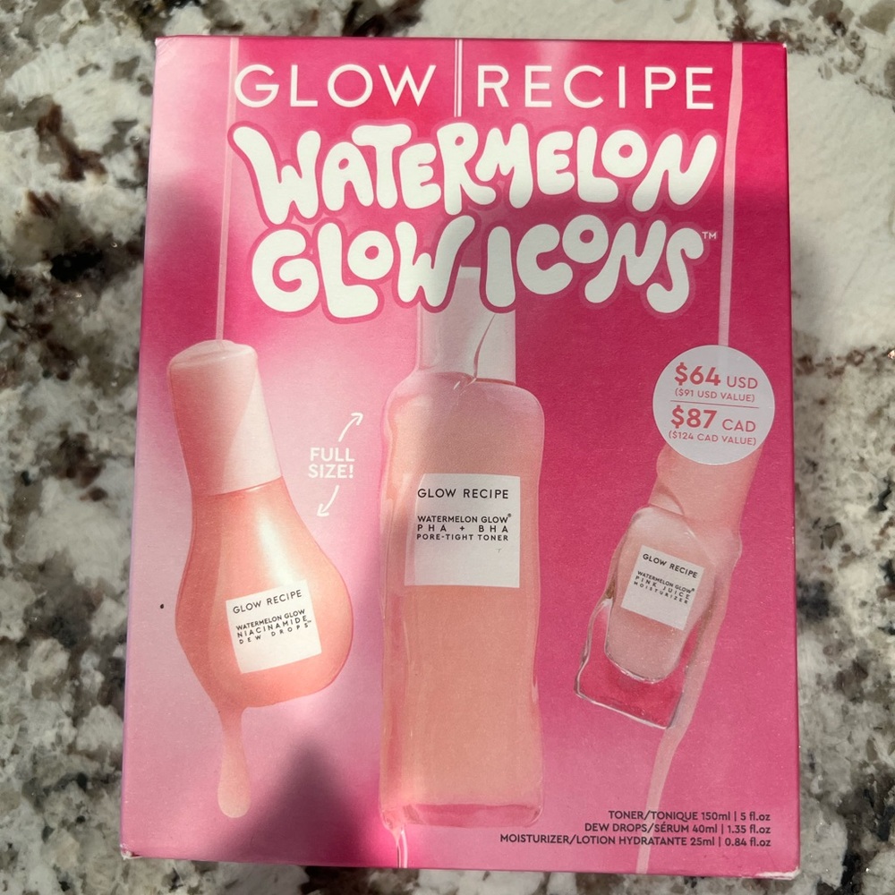Glow recipe set